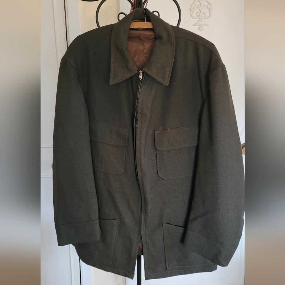 Vintage Canadian Fisheries Department Field Jacket